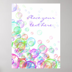 Soap Bubbles Poster