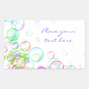 Soap Bubbles Rechthoekige Sticker