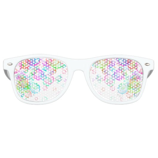 Soap Bubbles Retro Zonnebril (Voorkant)