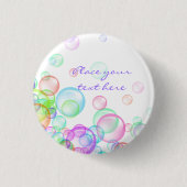 Soap Bubbles Ronde Button 3,2 Cm (Voorkant)