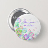 Soap Bubbles Ronde Button 5,7 Cm (Voorkant /achterkant)
