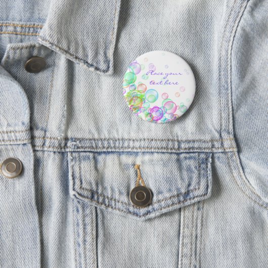 Soap Bubbles Ronde Button 5,7 Cm (In situ)