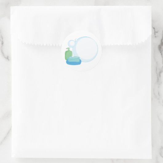 Soap Bubbles Ronde Sticker (Tas)