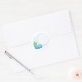 Soap Bubbles Ronde Sticker (Envelop)