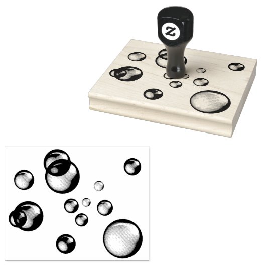 Soap Bubbles Rubberstempel (Gestempeld)