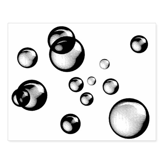 Soap Bubbles Rubberstempel (Afrduk)