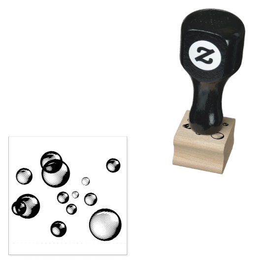 Soap Bubbles Rubberstempel (Gestempeld)