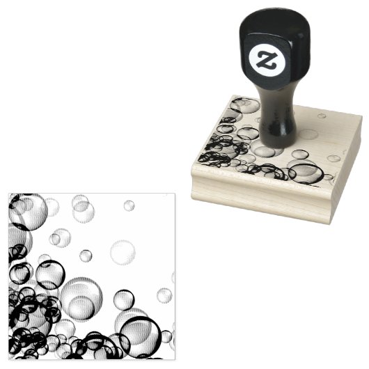 Soap Bubbles Rubberstempel (Gestempeld)
