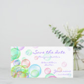Soap Bubbles Save The Date (Staand voorkant)