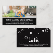 Soap Bubbles | Schoonmaakmiddelen Visitekaartje (Voorkant / Achterkant)