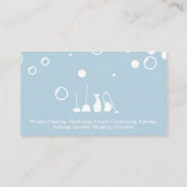 Soap Bubbles | Schoonmaken van piekvensters Visitekaartje (Achterkant)