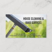 Soap Bubbles | Schoonmaken van piekvensters Visitekaartje (Voorkant)