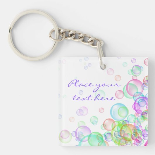 Soap Bubbles Sleutelhanger (Voorkant)