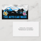 Soap Bubbles | Sponge- en Bucket-Visitekaartje Visitekaartje (Voorkant / Achterkant)