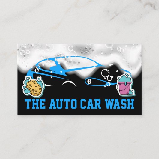 Soap Bubbles | Sponge- en Bucket-Visitekaartje Visitekaartje (Voorkant)