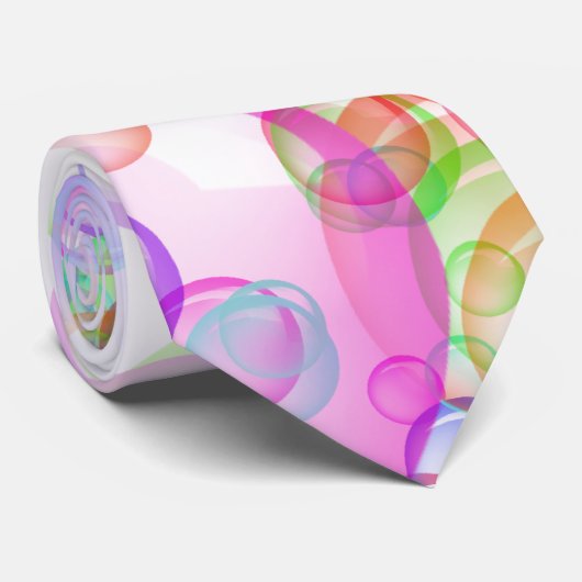 Soap Bubbles Stropdas (Opgerold)