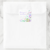 Soap Bubbles Vierkante Sticker (Tas)