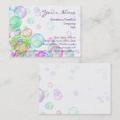 Soap Bubbles Visitekaartje (Voorkant / Achterkant)