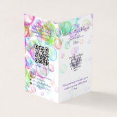 Soap Bubbles Visitekaartje (Buitenkant)