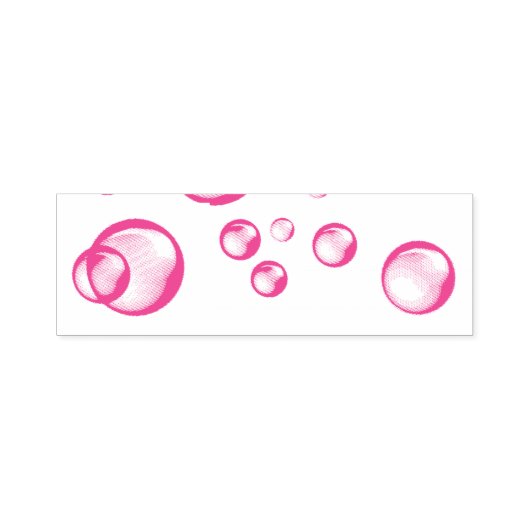 Soap Bubbles Zelfinktende Stempel (Design)