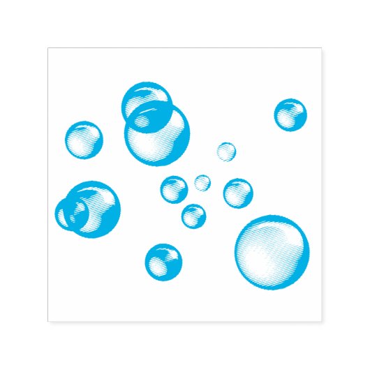 Soap Bubbles Zelfinktende Stempel (Design)