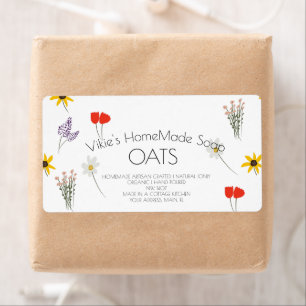 Soap Business Wildbloemen Art Etiket