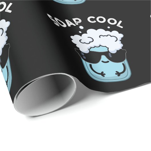 Soap Cool Funny Soap Pun Dark BG Cadeaupapier (Rol Hoek)