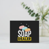 Soap Dealer Soap Making Briefkaart (Staand voorkant)