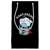 Soap-erdad Grappige Zeep Papa Pun Dark BG Klein Cadeauzakje (Voorkant)