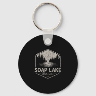 Soap Lake Washington Buiten Activiteiten Vintage 3 Sleutelhanger