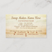 Soap Maker Logo Rustic Visitekaartje (Achterkant)