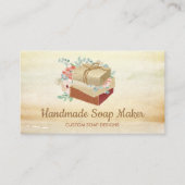 Soap Maker Logo Rustic Visitekaartje (Voorkant)