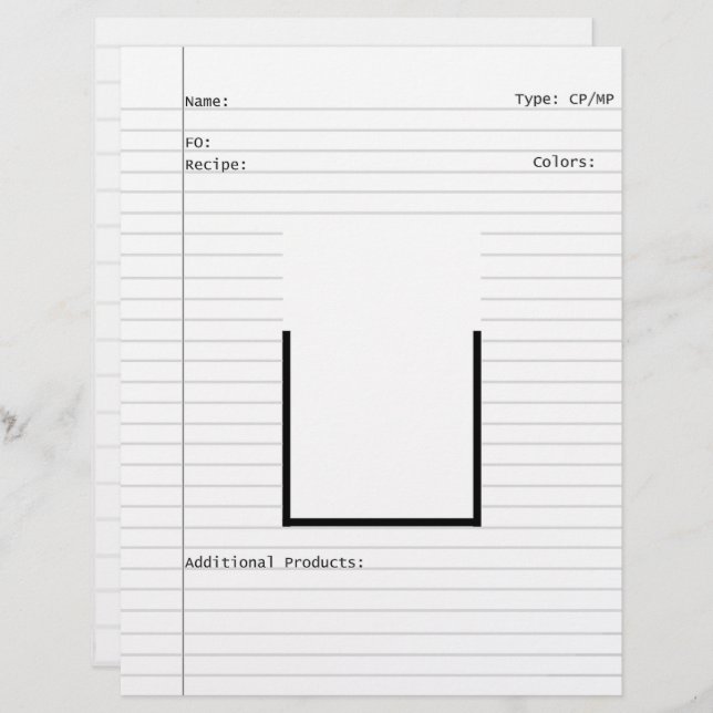 Soap Makers Design Sjabloon Letterhead Briefhoofd (Voorkant / Achterkant)