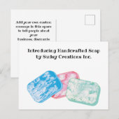 Soap Making Business Soapmakers Promotie Briefkaart (Voorkant / Achterkant)