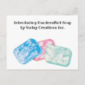 Soap Making Business Soapmakers Promotie Briefkaart (Voorkant)