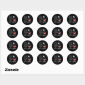 Soap Making is Just Like Baking But Dont Lick Ronde Sticker (Vel)