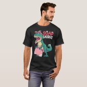 Soap Making Soap Maker Soapologist Soapsaurus T-shirt (Voorkant volledig)