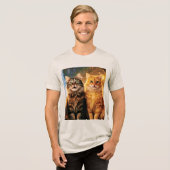 Soap Opera Cats #1 Show door Ryan Goodsnatch Tri-Blend Shirt (Voorkant volledig)