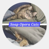 Soap Opera Cats Stickers (Voorkant)