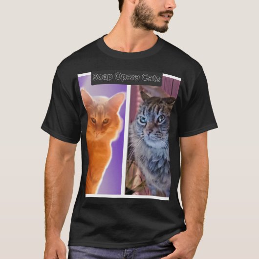 Soap Opera Cats T-shirt (Voorkant)