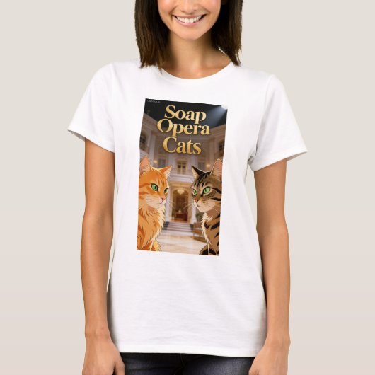 Soap Opera Cats T-shirt (Voorkant)