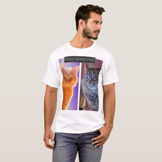 Soap Opera Katten Tshirt (Voorkant volledig)