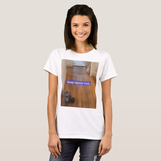 Soap Opera Katten Vrouwen T-shirt (Voorkant volledig)