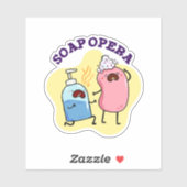Soap Opera Schattigee Drama Pun Vinyl Sticker (Vel)