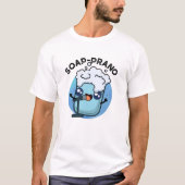 Soap-prano Funny Soprano Soap Pun T-shirt (Voorkant)