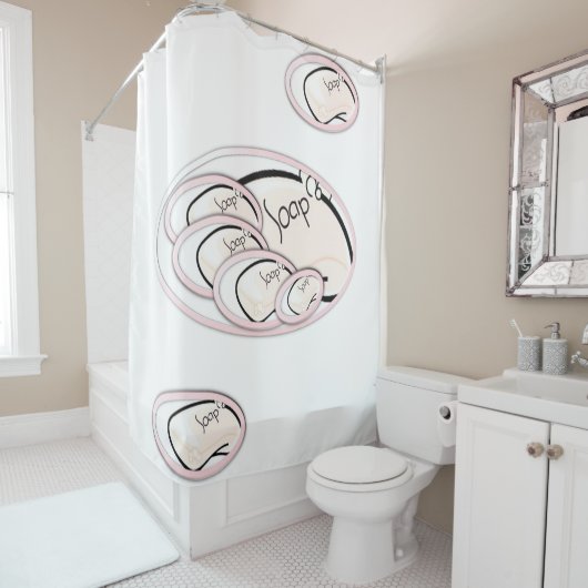 Soap Shower Curtain Douchegordijn (In situ)