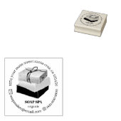 Soap Soy Wax Crafter Rubberstempel (Gestempeld)
