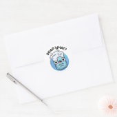 Soap What Funny Soap Pun Ronde Sticker (Envelop)