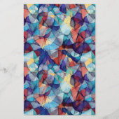 Soap Wrapping Sheet - abstract stained glass Flyer (Voorkant)
