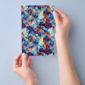 Soap Wrapping Sheet - abstract stained glass Flyer (Hand)